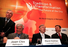 Eröffnung: Klaus Töpfer, Joan Clos, Horst Köhler und Klaus Wowereit