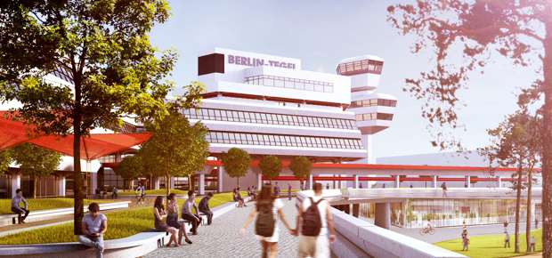The Urban Tech Republic: Tower; Visualisation: Tegel Projekt GmbH