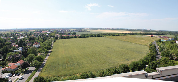 Blick auf die Buckower Felder; Foto SenStadtWohn