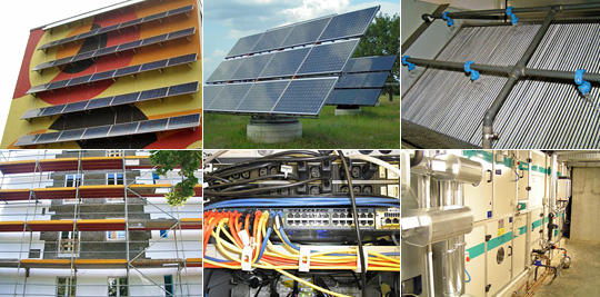 Baustein Energie - Beispiele; Fotos: Brigitte Reichmann, rechts: M. Schmidt