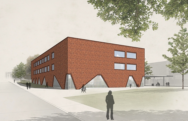 Grundschule an der Pufendorfstraße - Visualisierung: Numrich Albrecht Klumpp (NAK) Architekten