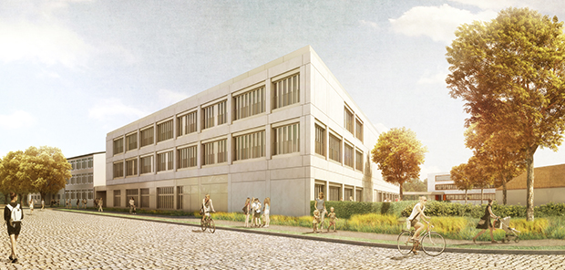 Visualisierung der umgebauten Wolfgang-Borchert-Schule, Copyright: mvm+starke architekten