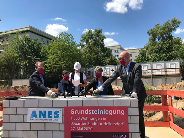 Grundsteinlegung für rund 1.500 neue Wohnungen in Marzahn-Hellersdorf