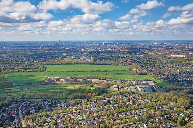 Luftaufnahme vom Blankenburger Süden, Mai 2017, Foto: Dirk Laubner