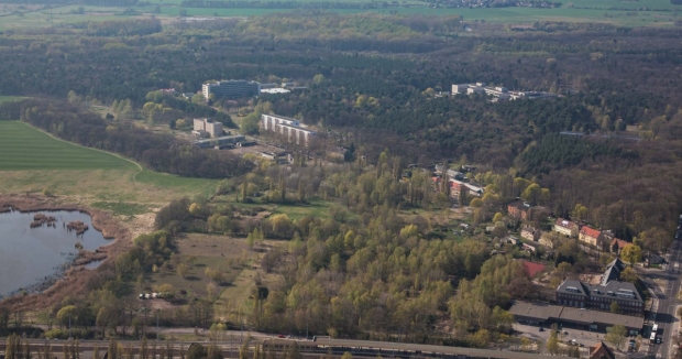 Luftbild Buch - Am Sandhaus, Foto: Dirk Laubner