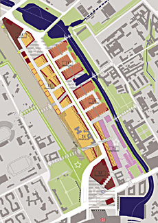 Masterplan Heidestraße/Europacity; Grafik: ASTOC, Köln; Klick für Vergrößerung (325 KB)