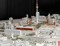 Ausschnitt aus dem Planmodell Berlin -Hauptstadt der DDR-